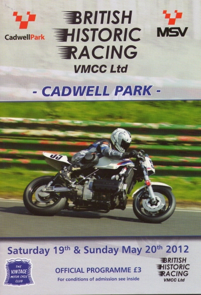 Cadwell program May 2012